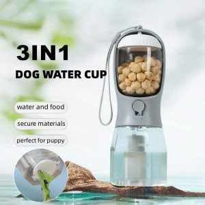 Estuche portatil de Comida, Agua y Bolsas para Perros.