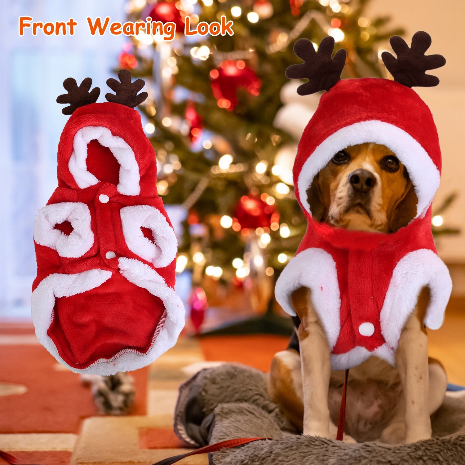 Disfraz de Santa Claus para Perros