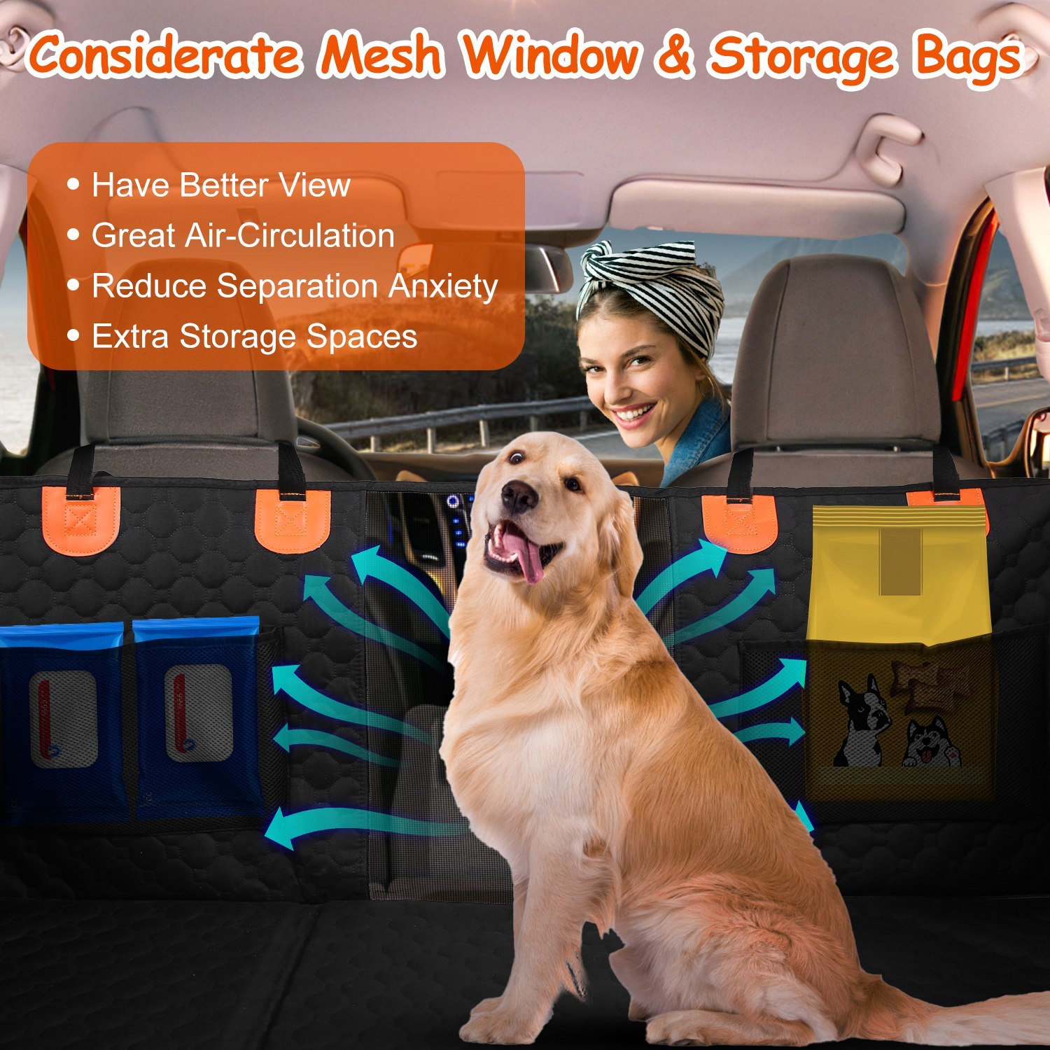 Funda para Coches Impermeable - Sitio para Perros. - Imagen 5