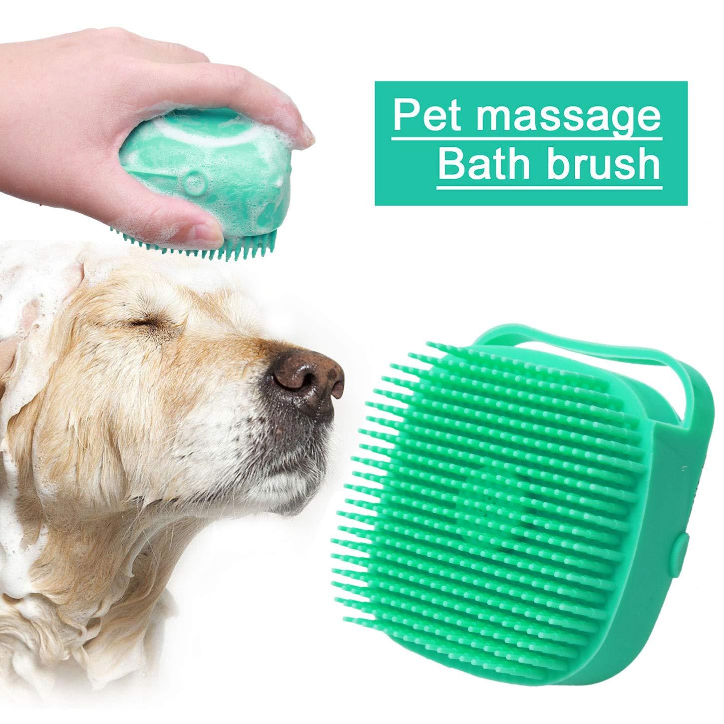 Cepillo Masajeador de Silicona para Baño de Perros - Imagen 5