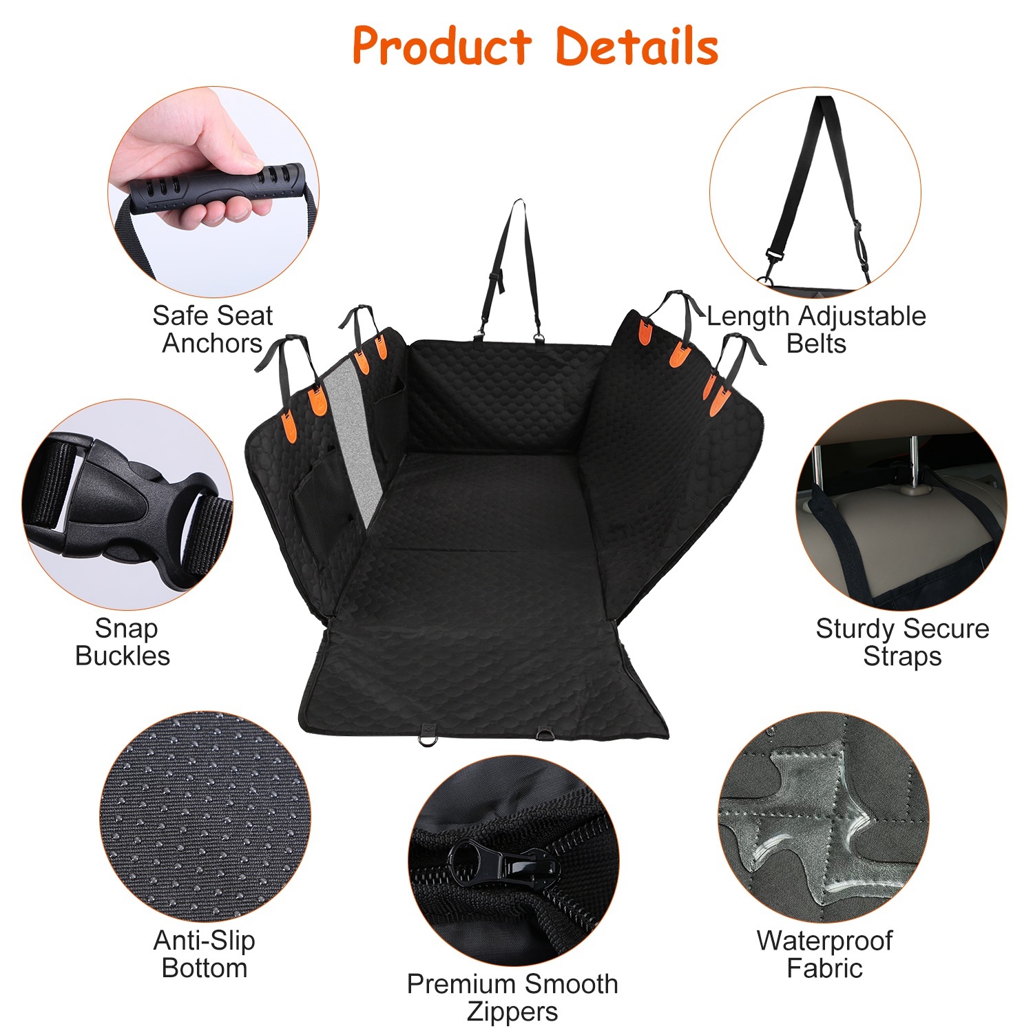 Funda para Coches Impermeable - Sitio para Perros. - Imagen 9
