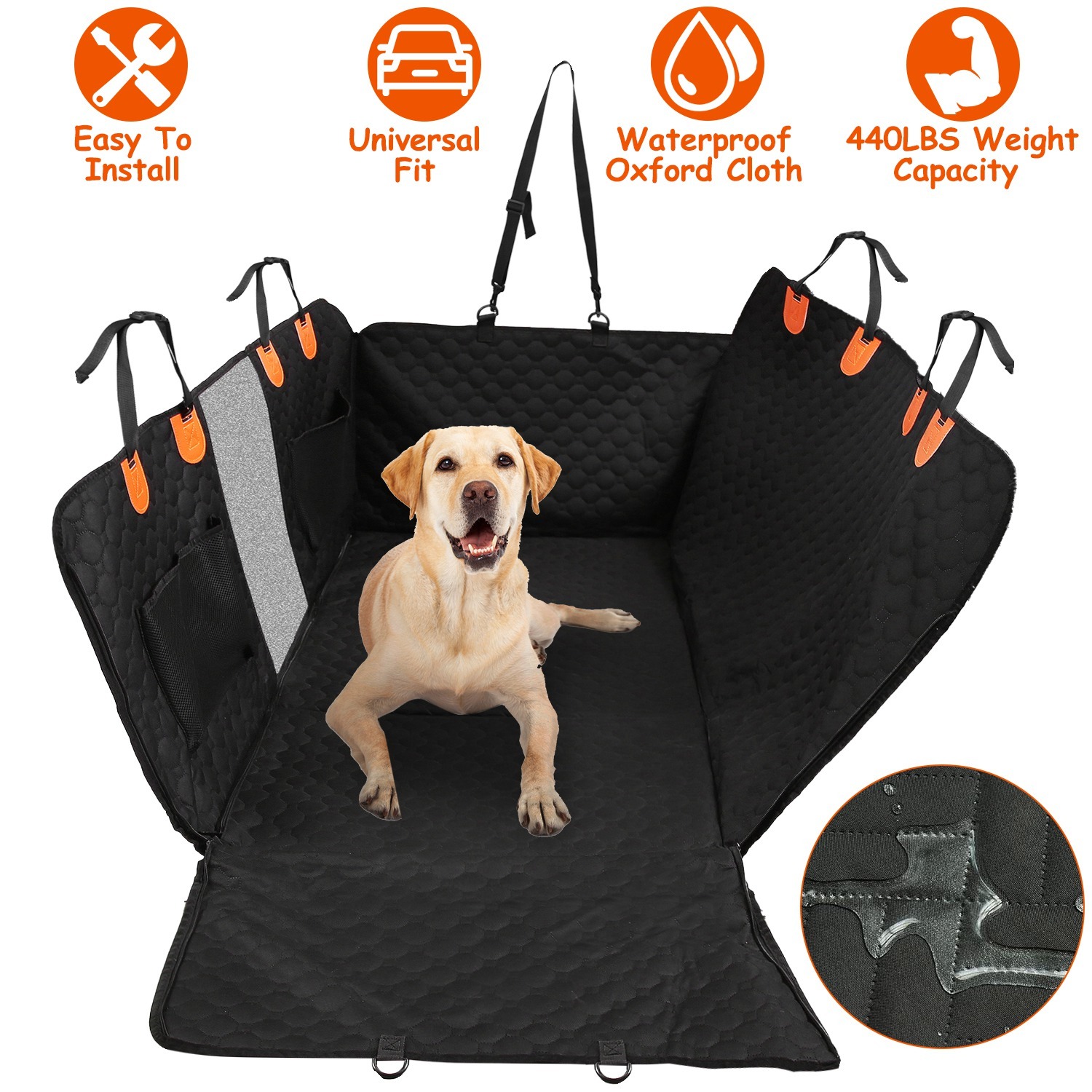 Funda para Coches Impermeable - Sitio para Perros.