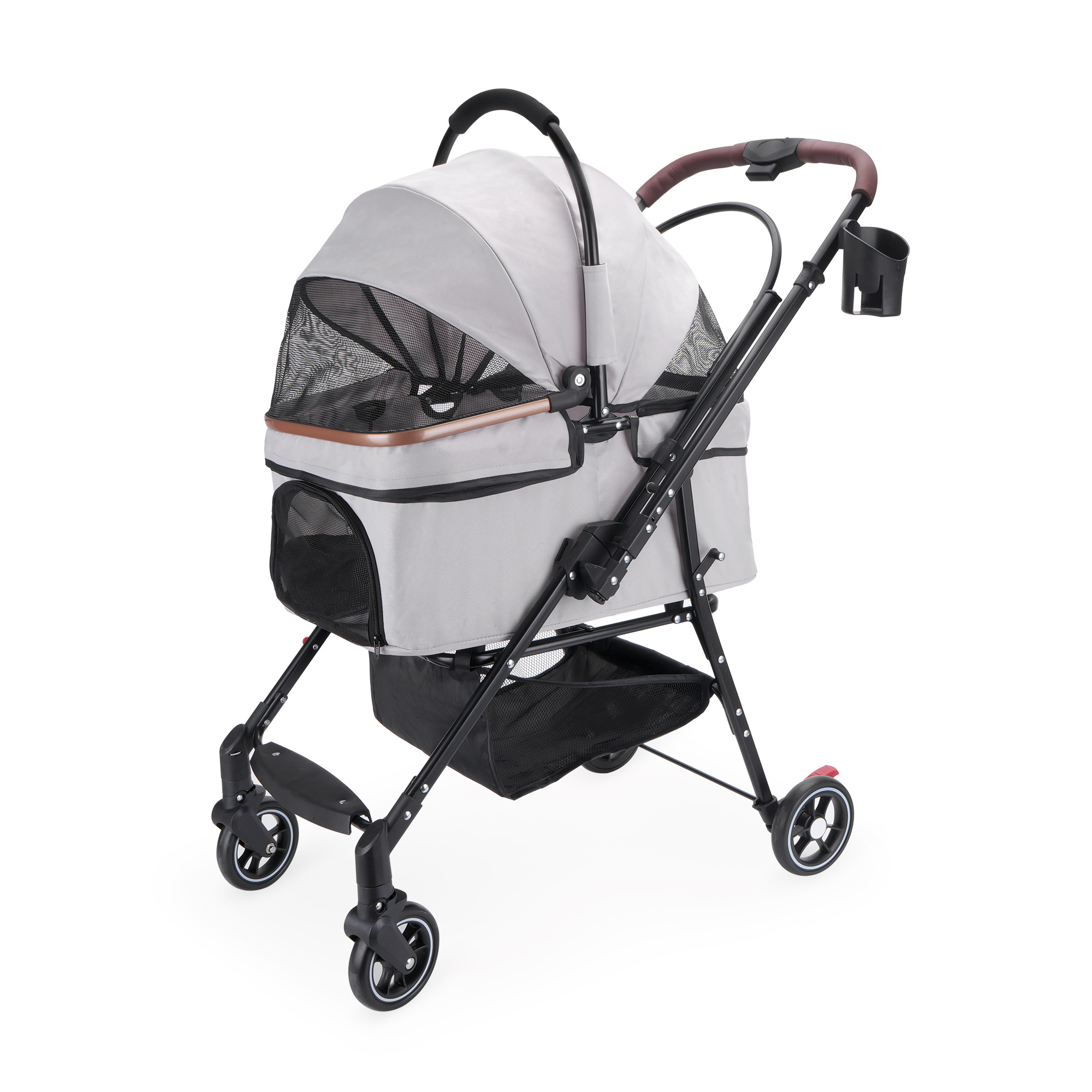 Carro para Perros con sitio giratorio.
