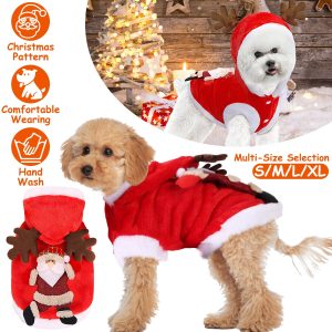 Disfraz de Santa Claus para Perros